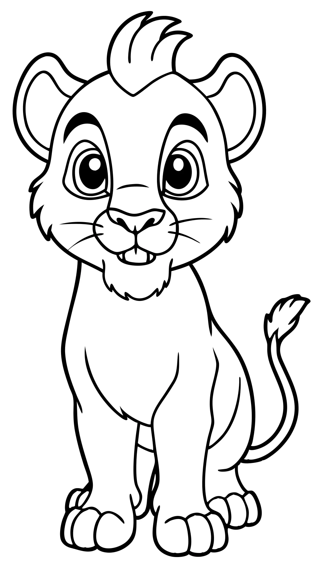 coloriages de garde lion imprimable